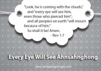 Every Eye Will See Ahnsahnghong